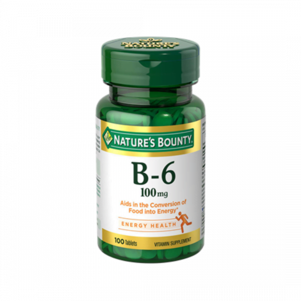 Nature’s Bounty B-6 100 MG 100 Tablets