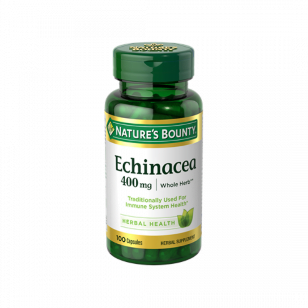 Nature’s Bounty Echinacea Tea 400 MG 100 Capsules