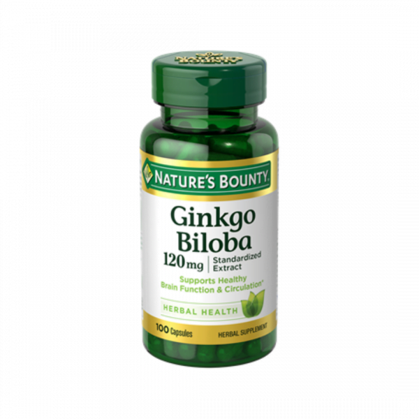 Nature’s Bounty  Ginkgo Biloba 120mg 100 Capsules