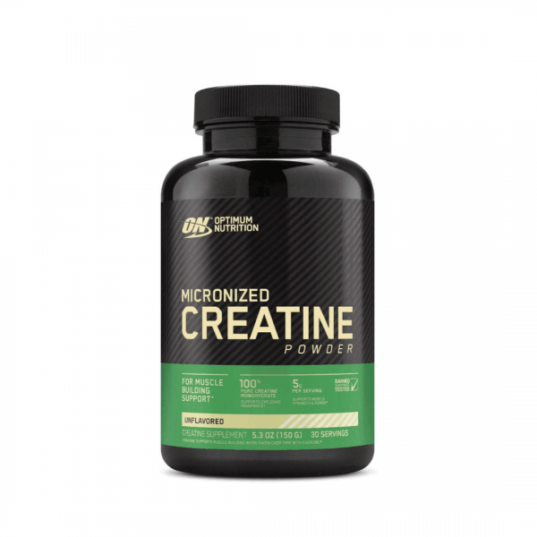 Optimum Nutrition Micronized Creatine Monohydrate Powder (60 Servings)