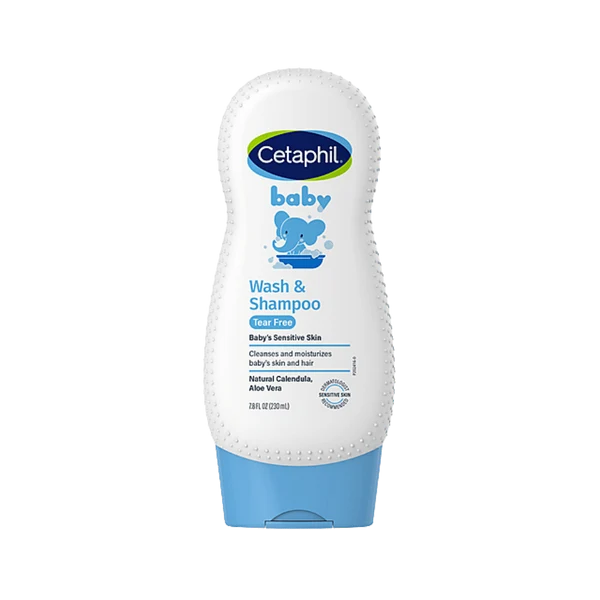 Cetaphil Baby Wash Shampoo Tear Free (230ml)