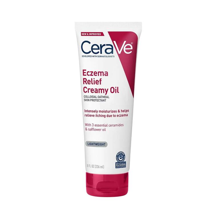 Cerave Eczema Relief Creamy Body Oil, Intensely Moisturizes, Light Weight 8 FL.OZ (236ml)