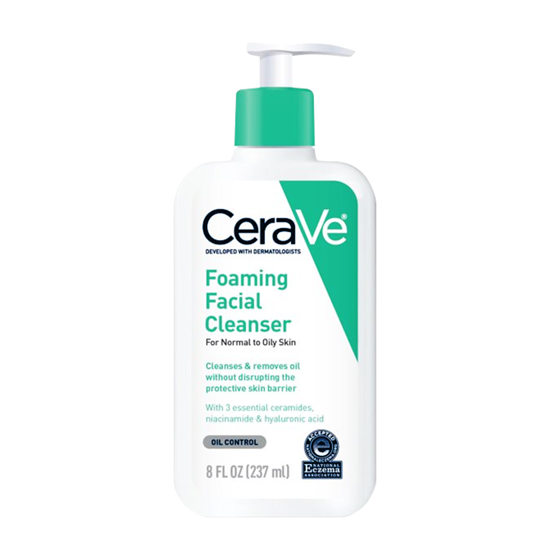 Cerave Foaming Facial Cleanser For Normal To Oily Skin 8 fl oz 237ml