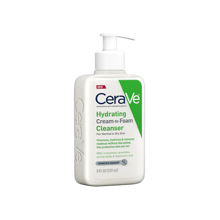 Cerave Hydrating Cream To Foam Cleanser For Normal To Dry Skin, 8 FL Oz