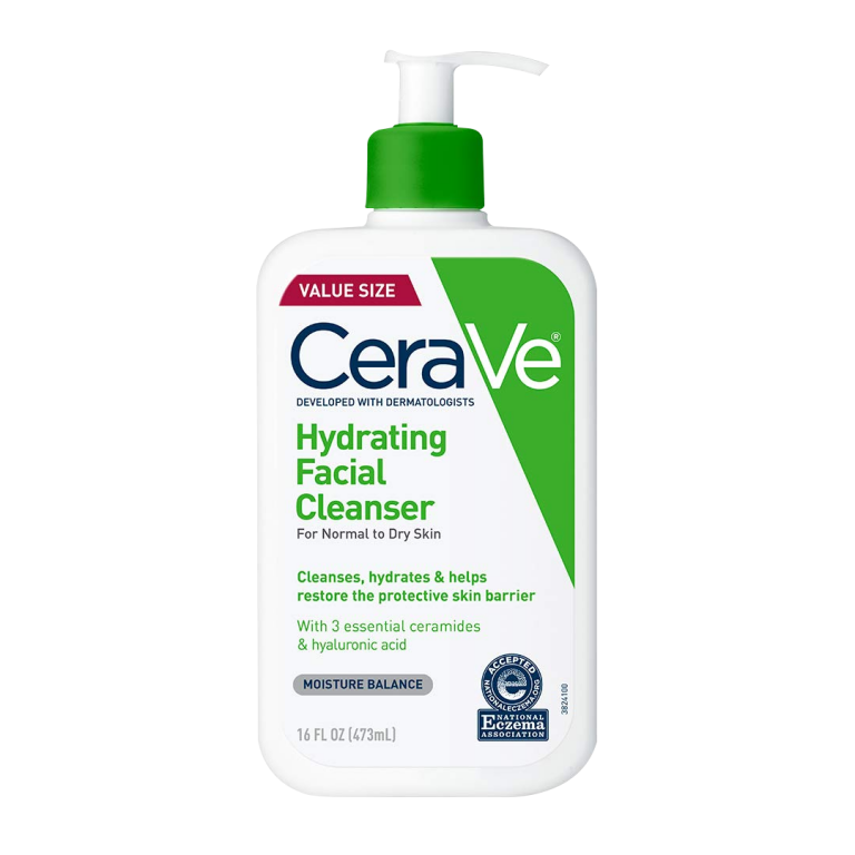 CeraVe Hydrating Facial Cleanser For Normal To Dry Skin, 16 oz