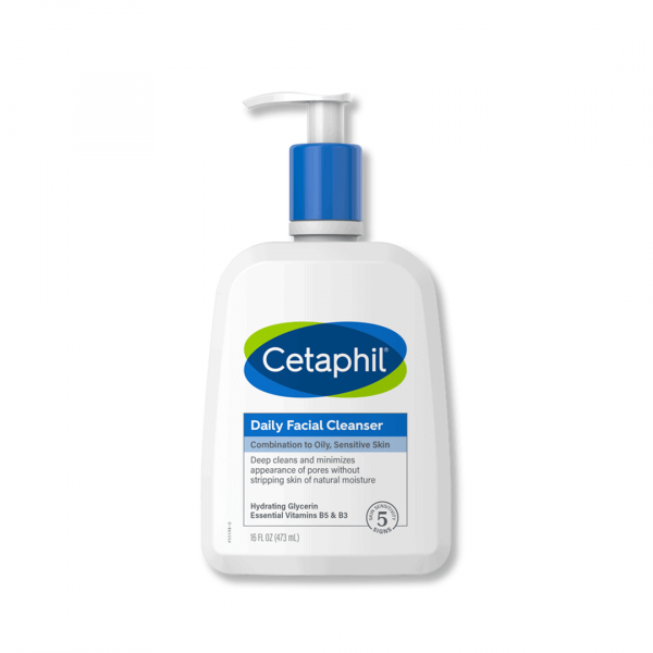 Cetaphil Daily Facial Cleanser, Hydrating Glycerin & Essential Vitamins