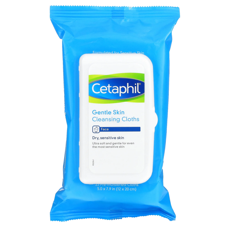 Cetaphil Gentle Skin Cleansing Cloths for [Dry & Sensitive Skin]