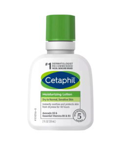 Cetaphil Moisturizing Lotion For Sensitive Skin Avacado Oil & Essential Vitamin B5, 2 FL.OZ 59ml