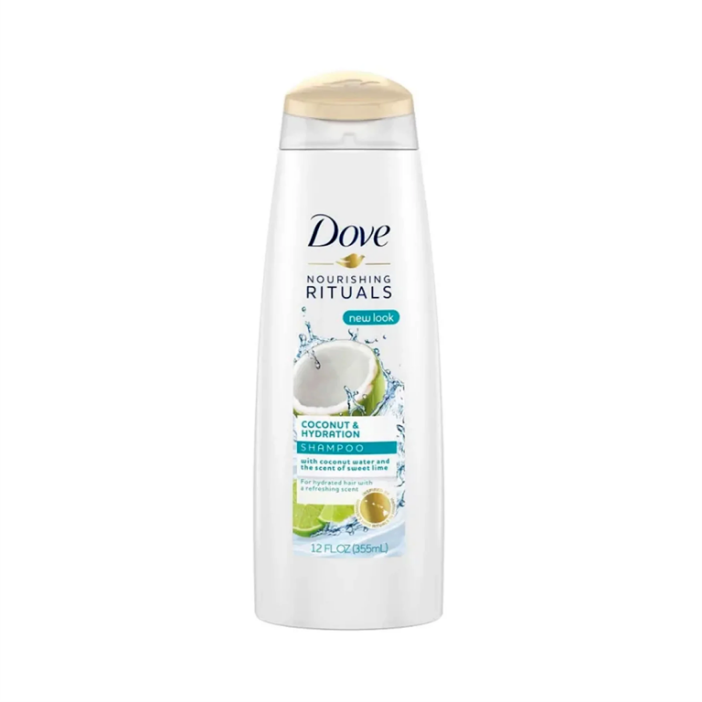 Dove Nourishing Rituals, Coconut & Hydration Shampoo, Coconut Water And Sweet Lime, For Hydrated Hair, 12 Fl.OZ (355ml)