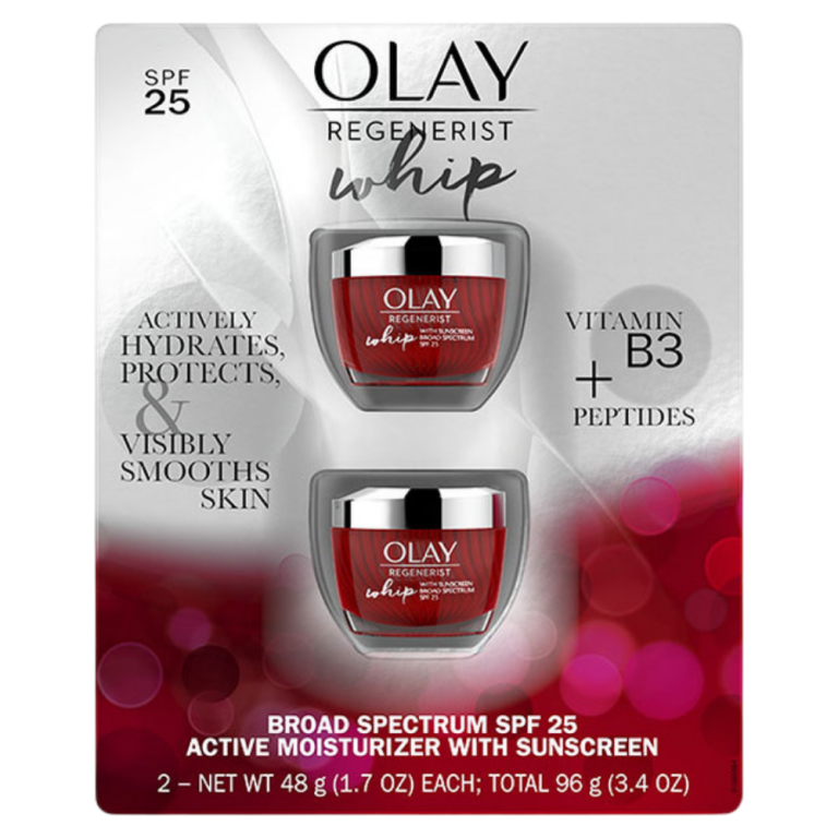 Olay Regenerist Whip + Vitamin b3 + Peptides 96g (3.4oz) Bundle