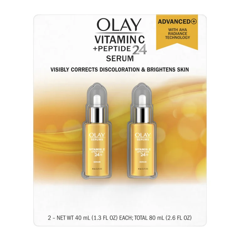 Olay Vitamin C + Peptide 24 Serum 40 ml 1.3 Fl Oz Each, Total 80 ml 2.6 Fl Oz