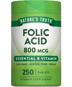 FOLIC ACID 800 MCG 250 Tablets