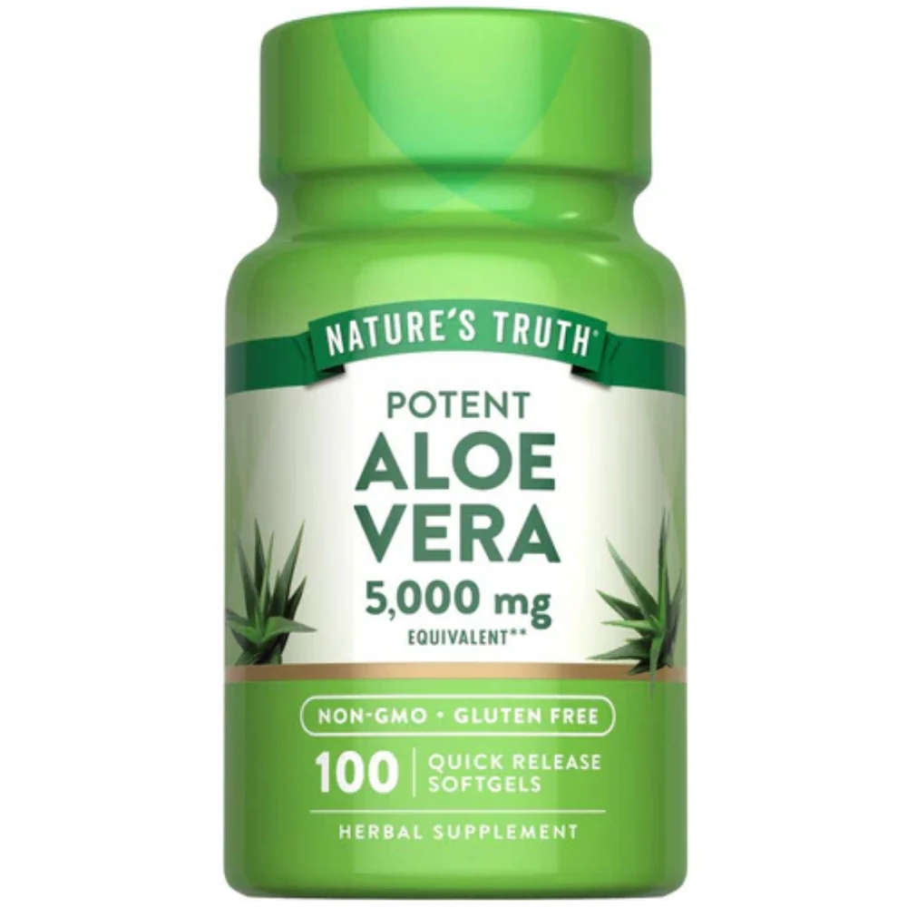 ALOE VERA 5,000 MG 100 Softgels