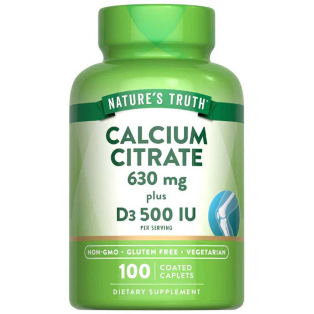 CALCIUM CITRATE 630 MG 100 Coated Caplets