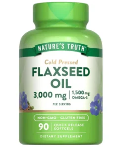 FLAXSEED OIL 3,000MG with 1500 mg of Omega 3 90 Softgels