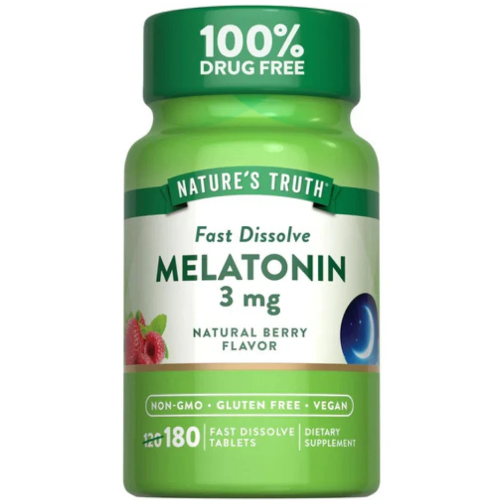 Nature Truth Melatonin 3mg Fast Dissolve