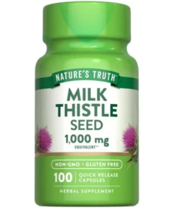 MILK THISTLE SEED EXTRACT 1,000MG 100 Capsules