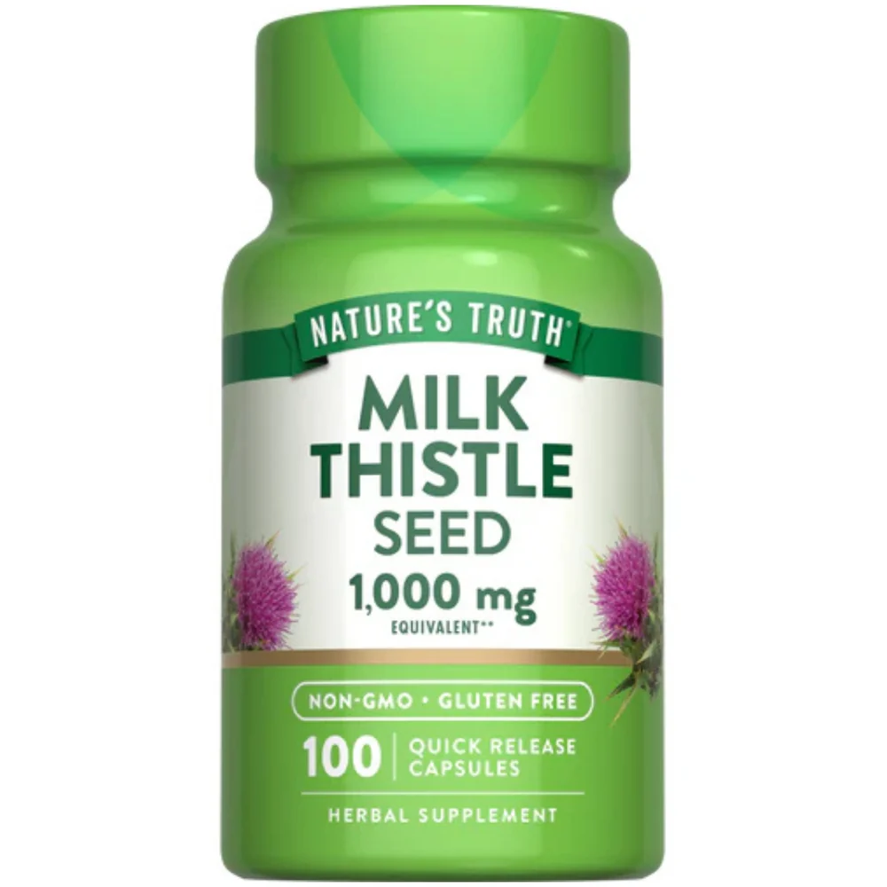 MILK THISTLE SEED EXTRACT 1,000MG 100 Capsules