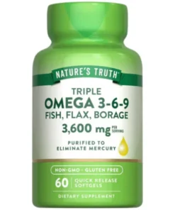 TRIPLE OMEGA 3-6-9 3600 mg with Fish, Flax, Borage