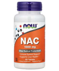 Now Foods NAC 1000 mg 60 Tablets