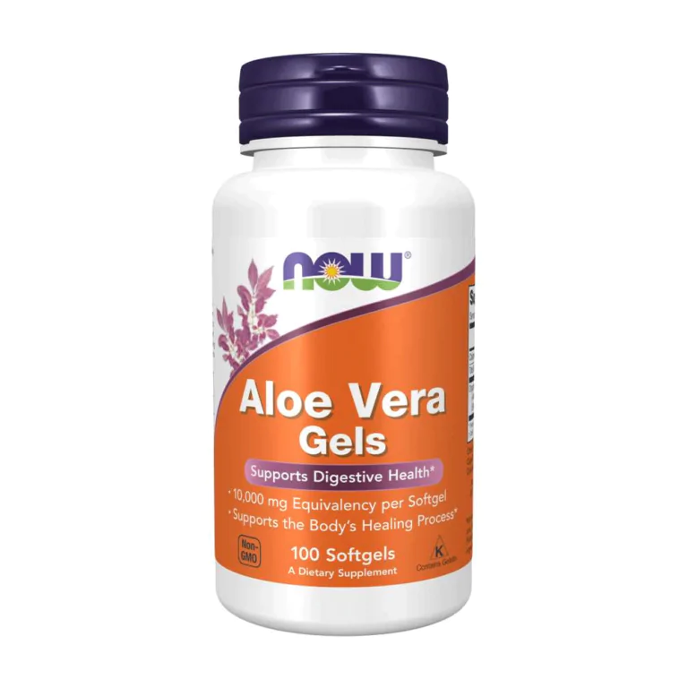 NOW Foods Aloe Vera Gels 10,000mg 100 Softgels