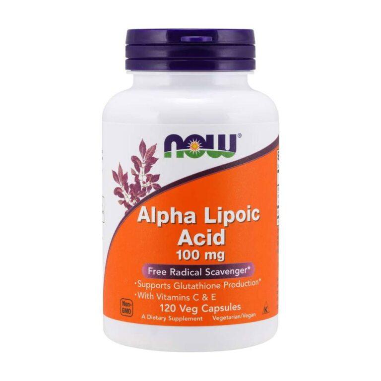 NOW Foods Alpha Lipoic Acid 100mg 120 Veg Capsules