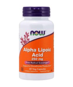 NOW Foods Alpha Lipoic Acid 250mg 60 veg capsules