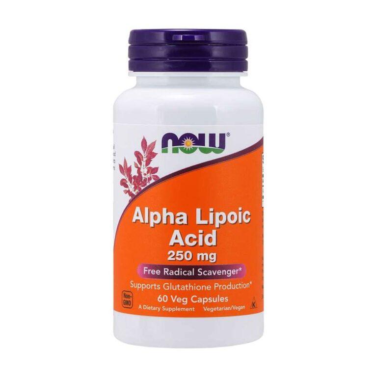 NOW Foods Alpha Lipoic Acid 250mg 60 veg capsules