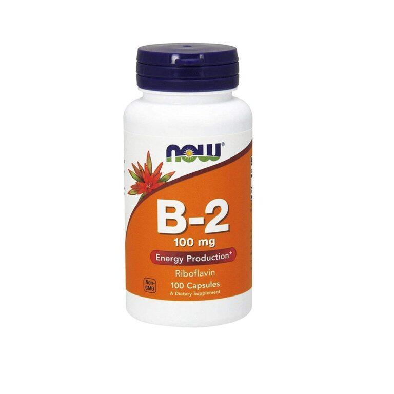 NOW Foods B-2 100 mg Energy Production 100 Capsules