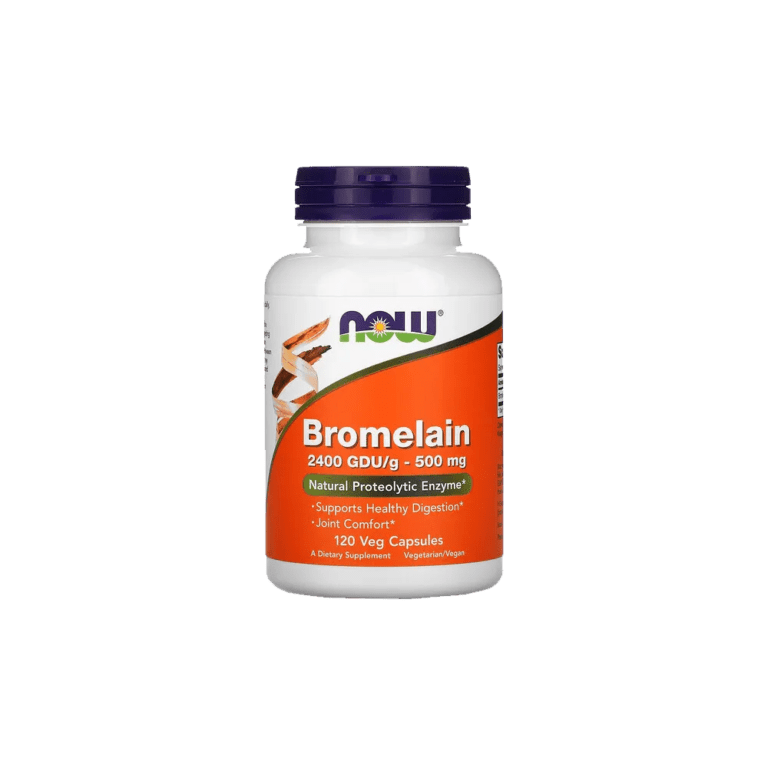 NOW Foods Bromelain 2400 GDU/g 500 mg 120 Capsules