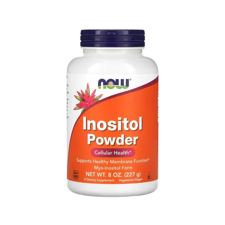 NOW Foods Inositol Powder Cellular Health Supports Healthy Membrane Function Myo-Inositol Form 8 Oz (227 g)