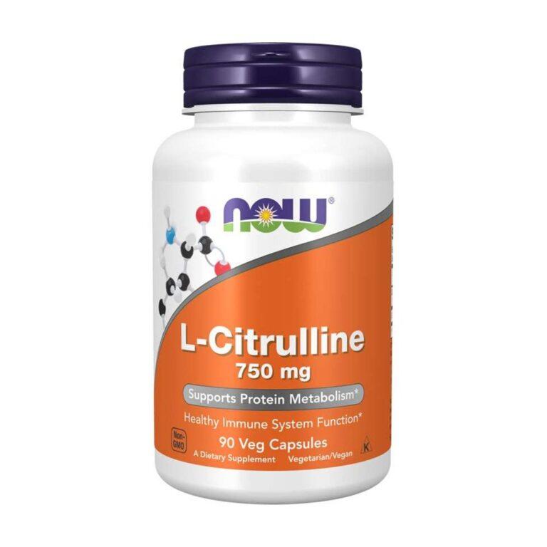 NOW Foods L Citrulline 750mg 90 Veg Capsules