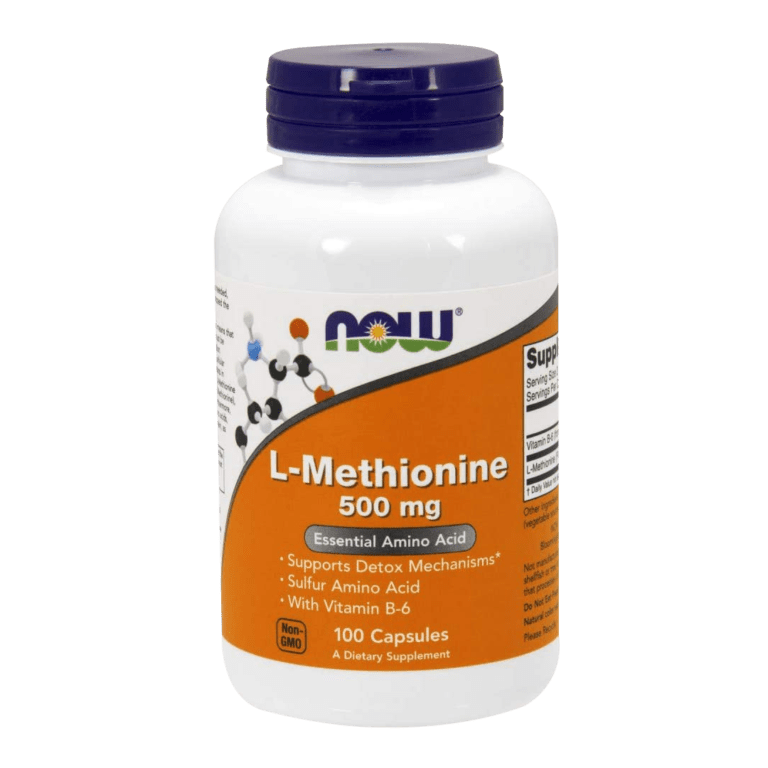 NOW Foods L-Methionine 500mg 100 Capsules