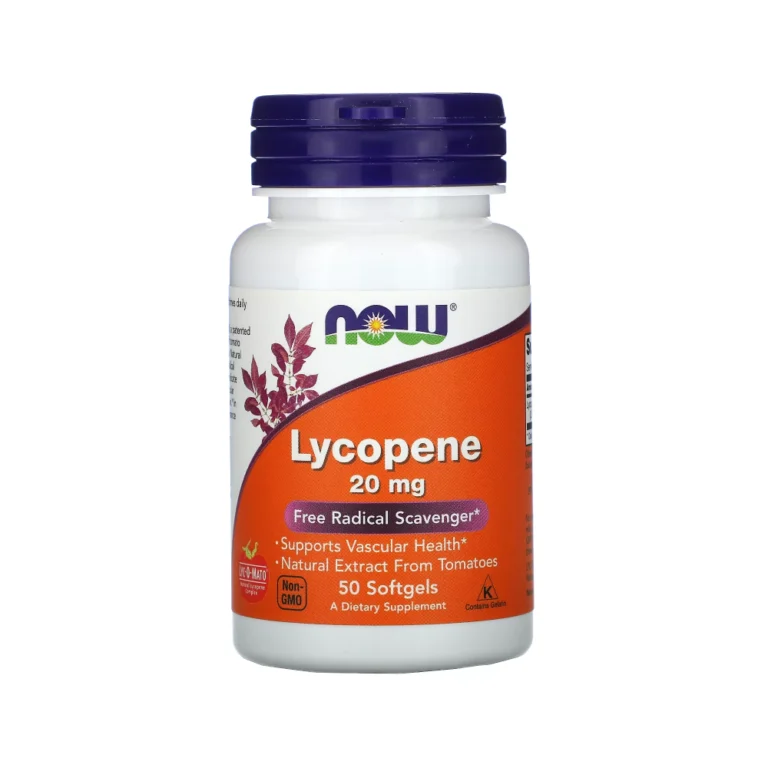 NOW Foods Lycopene 20 mg with Free Radical Scavenger 50 Softgels (30/3/2024)