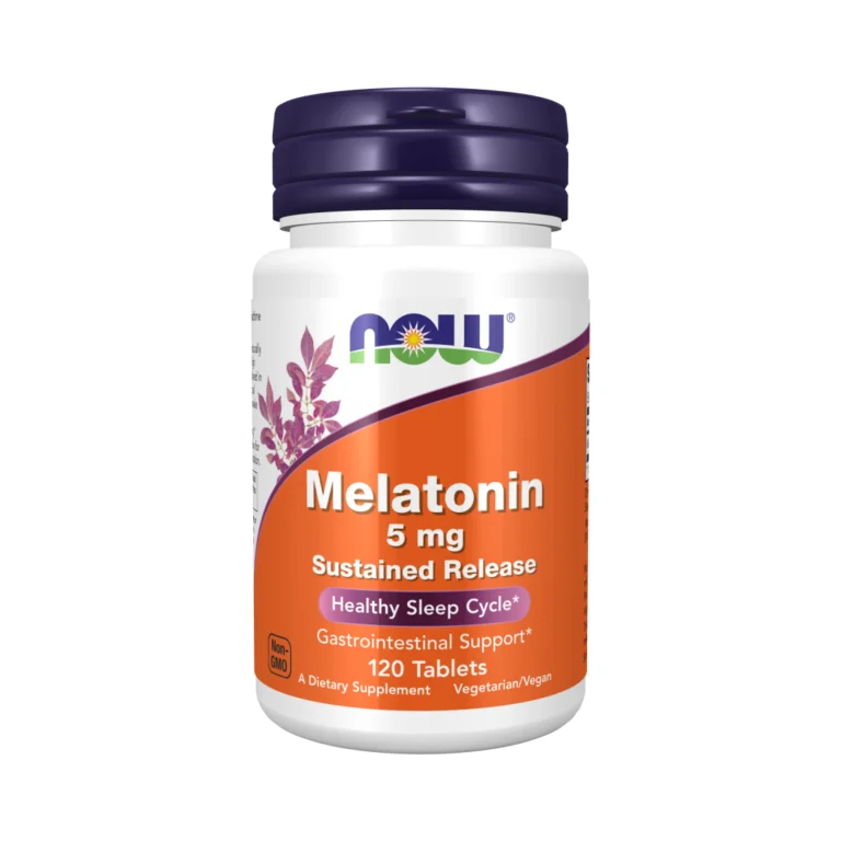 NOW Foods Melatonin Sustained Release 5 Mg 120 Tablets