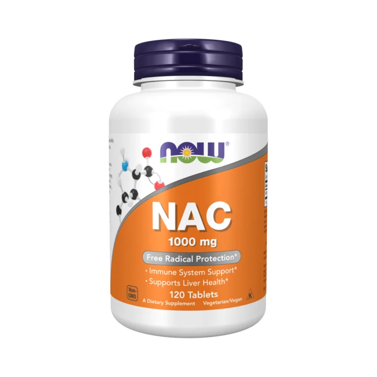 Now Foods NAC 1000 mg Free Radical Protection 120 Tablets