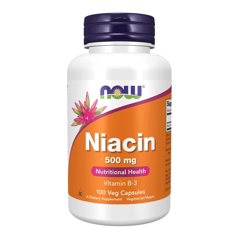 Now Foods Niacin 500 mg Nutritional Health Vitamin B 3 100 Veg Capsules