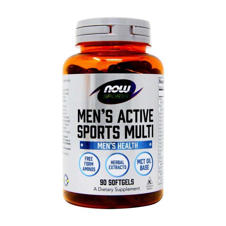 NOW Foods Sport Mens Active Sports Multi, 90 Softgels