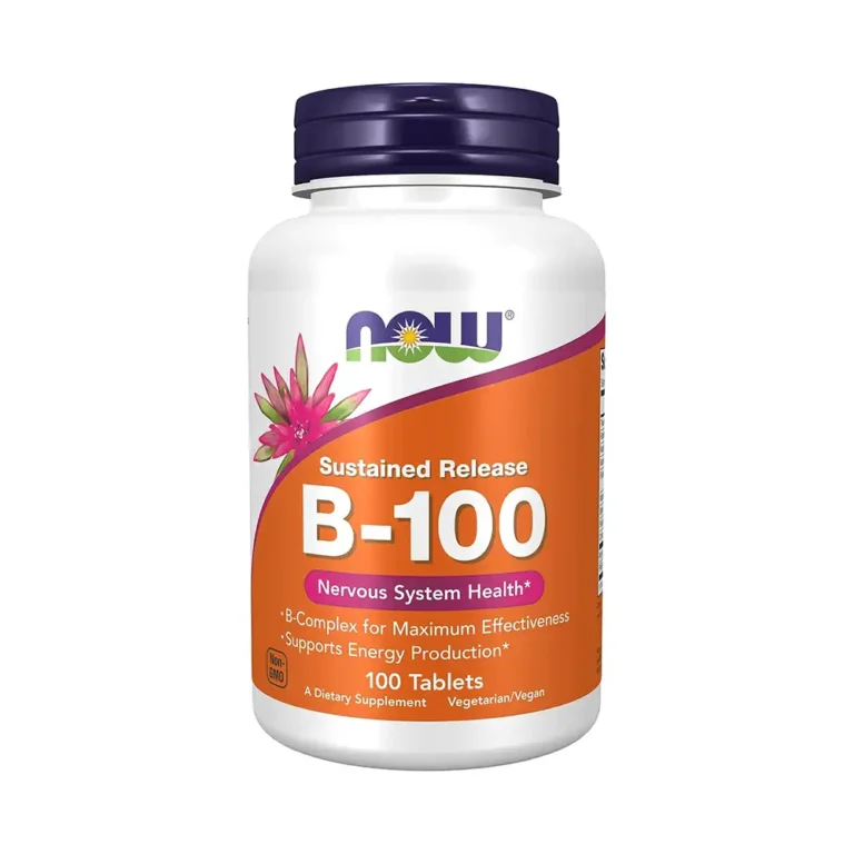 Now Foods Sustained Release B-100 Nervous System Health 100 Tablets