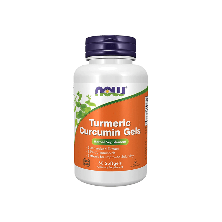 NOW Foods Turmeric Curcumin Gels Herbal Supplement 60 Softgels