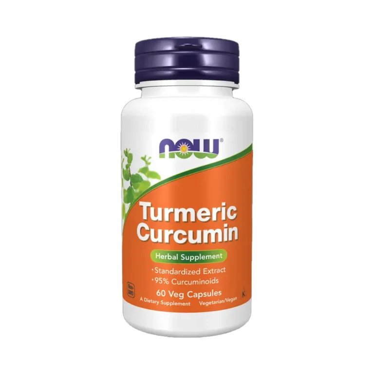 Now Foods Turmeric Curcumin Herbal Supplement 60 Veg Capsules