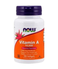 NOW Foods Vitamin A 10000IU 100 Softgels