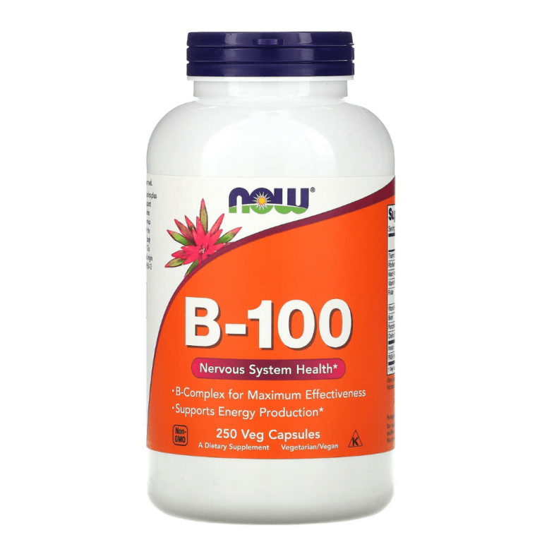 NOW Foods Vitamin B-100 250 Veg Capsules