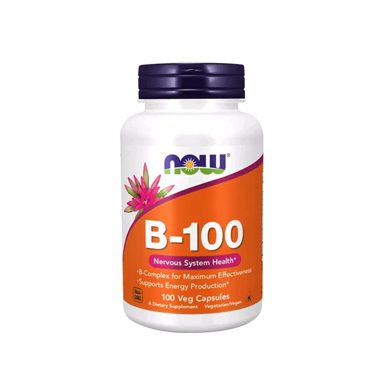 NOW Foods Vitamin B-100 Nervous System Health, 100 Veg Capsule