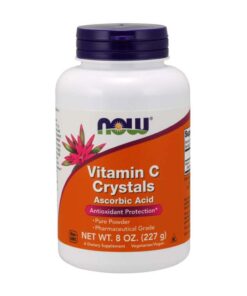 NOW Foods Vitamin C Crystals Ascorbic Acid Pure Powder 8 oz 227gm