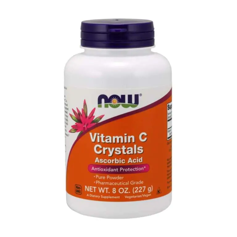 NOW Foods Vitamin C Crystals Ascorbic Acid Pure Powder 8 oz 227gm