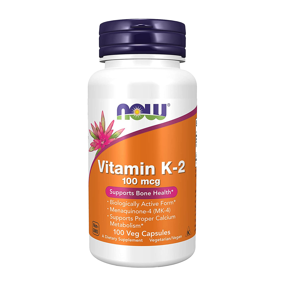 NOW Foods Vitamin K 2 100 mcg 100 Capsules