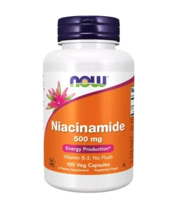 NOW Niacinamide 500mg 100 Capsules