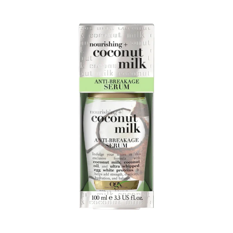 OGX Coconut Milk, Anti-Breakage Serum 3.3 FL Oz 100ml