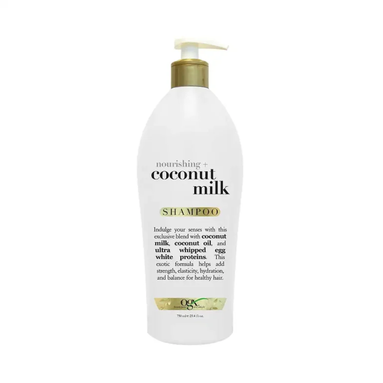 OGX Nourishing + Coconut Milk Shampoo with Pump, 750 ml 25.4 fl Oz